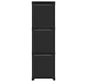 vidaXL Würfelregal 9 Fächer mit Boxen Schwarz Bild 4