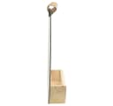 vidaXL Wandspiegel Kiefer Massivholz 35 cm Rund Braun Bild 3