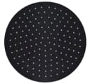 vidaXL Regenduschkopf Regenbrause Edelstahl 30 cm Rund Schwarz Bild 1