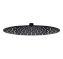 vidaXL Regenduschkopf Regenbrause Edelstahl 30 cm Rund Schwarz Bild 2