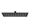vidaXL Regenduschkopf Regenbrause Edelstahl 40x40 cm Quadrat Schwarz Bild 2