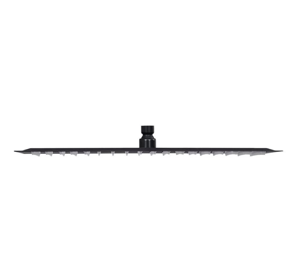 vidaXL Regenduschkopf Regenbrause Edelstahl 50x50 cm Quadrat Schwarz - Bild 3