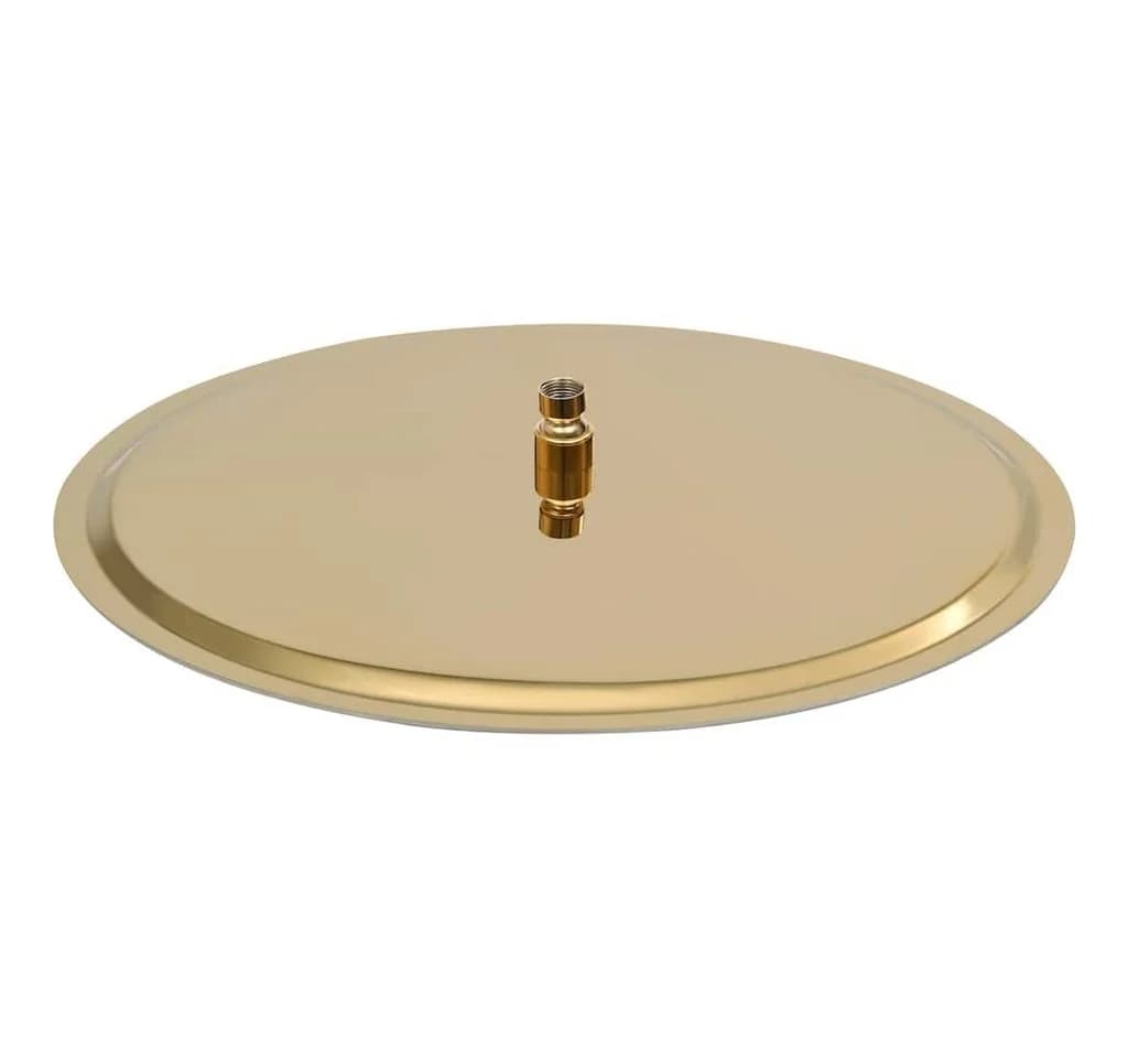 vidaXL Regenduschkopf 50 cm Gold Edelstahl - Bild 3