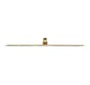 vidaXL Regenduschkopf 50 cm Gold Edelstahl Bild 4