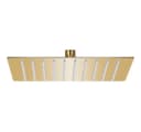 vidaXL Regenduschkopf 20x20 cm Quadrat Gold Edelstahl Bild 2