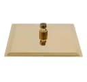 vidaXL Regenduschkopf 20x20 cm Quadrat Gold Edelstahl Bild 3