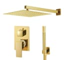 vidaXL Duschsystem Edelstahl 201 Gold Modern Bild 1
