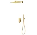 vidaXL Duschsystem Edelstahl 201 Gold Modern Bild 2