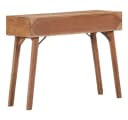 vidaXL Konsolentisch Beistelltisch Mangoholz 2 Schubladen Bild 3