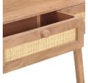 vidaXL Konsolentisch Beistelltisch Mangoholz 2 Schubladen Bild 5