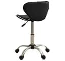vidaXL Friseurhocker Schwarz Kunstleder Rollhocker Bild 4