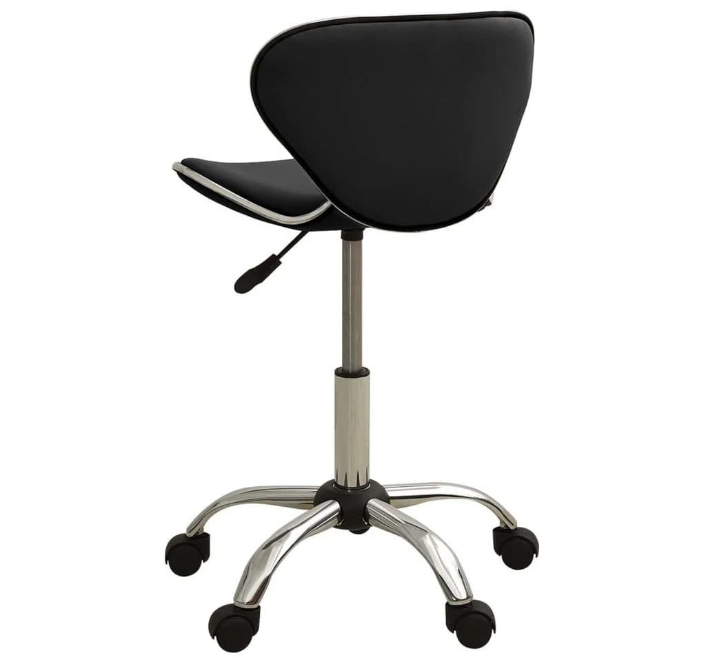 vidaXL Friseurhocker Schwarz Kunstleder Rollhocker - Bild 4