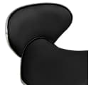 vidaXL Friseurhocker Schwarz Kunstleder Rollhocker Bild 5