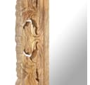vidaXL Handgeschnitzter Spiegel Braun Massivholz Bild 5