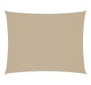 vidaXL Sonnensegel Rechteckig 3x4 m Beige Oxford-Gewebe Bild 2