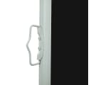 vidaXL Seitenmarkise Schwarz Grau Automatisch Aufrollbar Bild 2