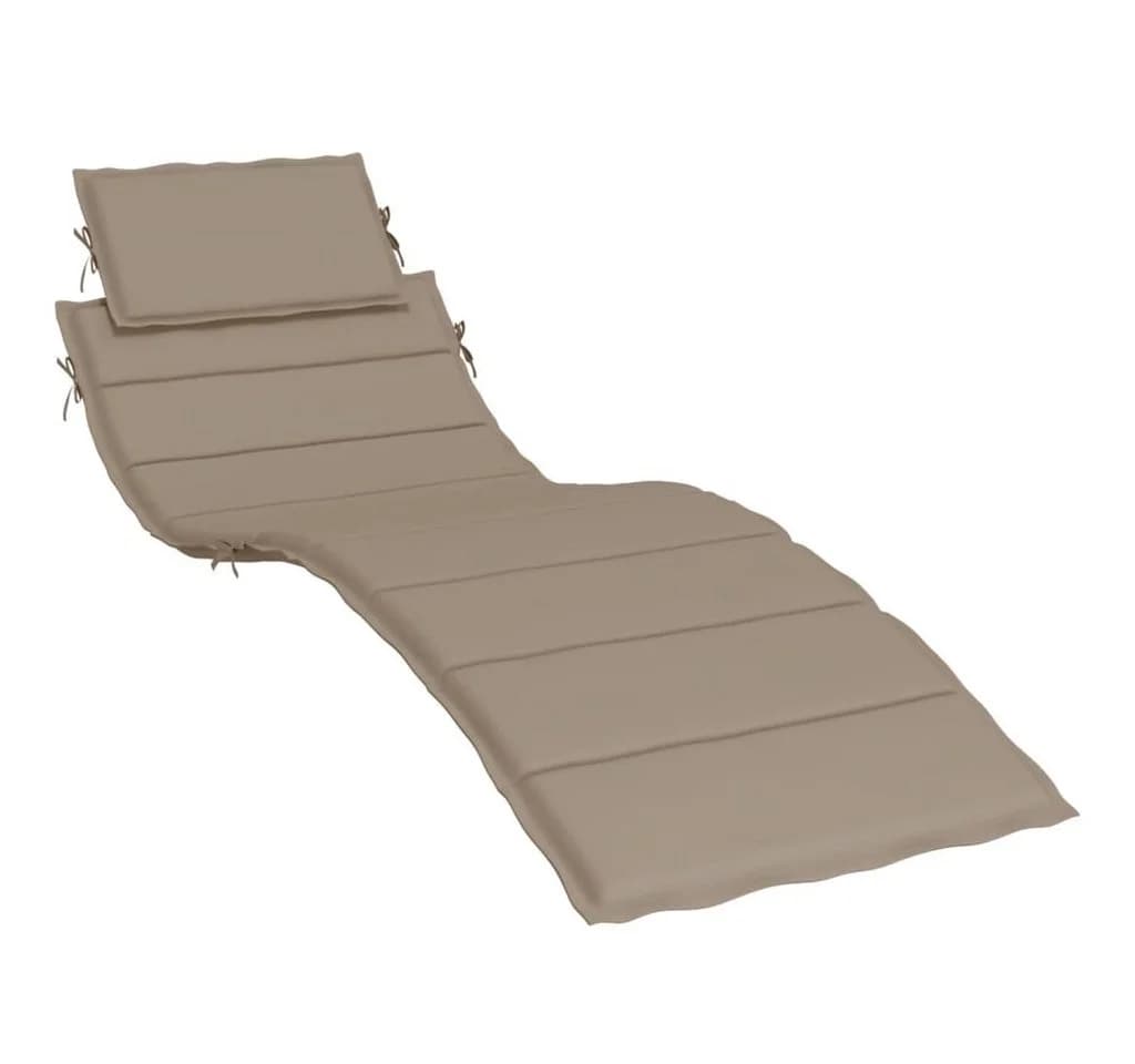 vidaXL Sitzauflage Sonnenliegen Taupe Oxford-Gewebe - Bild 2