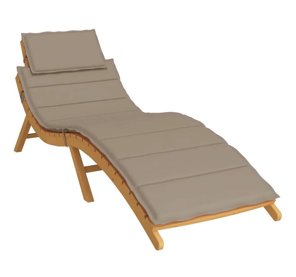 vidaXL Sitzauflage Sonnenliegen Taupe Oxford-Gewebe - Bild 3