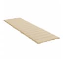 VIDAXL Sitzauflage Sonnenliegen-Auflage Beige Bild 4