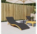 vidaXL Sitzauflage Sonnenliegen Schwarz Oxford-Gewebe Bild 1