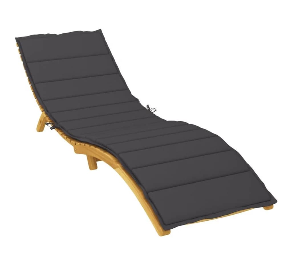vidaXL Sitzauflage Sonnenliegen Schwarz Oxford-Gewebe - Bild 3