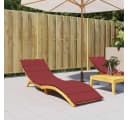 vidaXL Sitzauflage Weinrot Oxford-Gewebe Bild 1