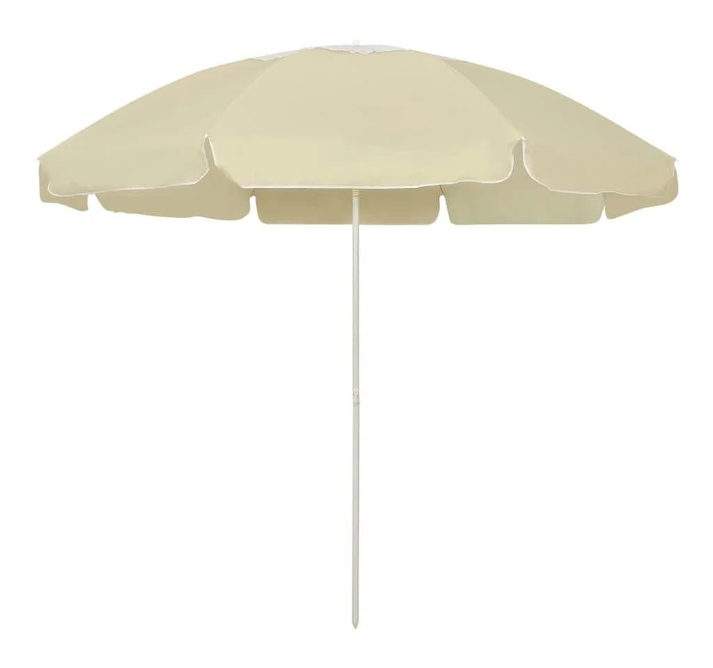 vidaXL Strandschirm Sandgelb 240 cm UV-beständig - Bild 2