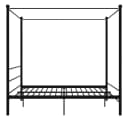 vidaXL Himmelbett Schwarz Metall 180x200 cm Bild 3