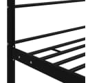 vidaXL Himmelbett Schwarz Metall 180x200 cm Bild 5