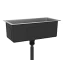 vidaXL Einbauspüle Edelstahl 60x30 cm Silber Satin-Finish Bild 4