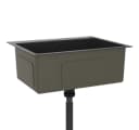 vidaXL Einbauspüle Schwarz Edelstahl 44/59 cm Bild 4