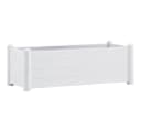 vidaXL Hochbeet Garten-Hochbeet PP Weiß 100x43x35 cm Bild 2
