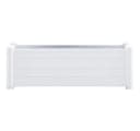 vidaXL Hochbeet Garten-Hochbeet PP Weiß 100x43x35 cm Bild 3