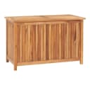vidaXL Gartenbox aus massivem Teakholz mit wasserfestem Beutel Bild 1