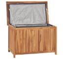 vidaXL Gartenbox aus massivem Teakholz mit wasserfestem Beutel Bild 5