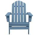 vidaXL Adirondack-Gartenstuhl Massivholz Tanne Blau Bild 1