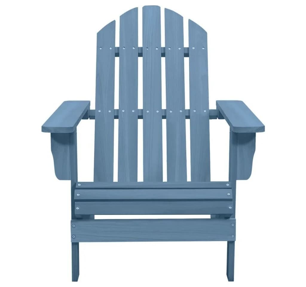 vidaXL Adirondack-Gartenstuhl Massivholz Tanne Blau