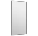 vidaXL Türspiegel Schwarz Aluminium Rahmen 40x80 cm Bild 2