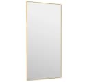 vidaXL Türspiegel Golden 40x80 cm Aluminium Glas Bild 2