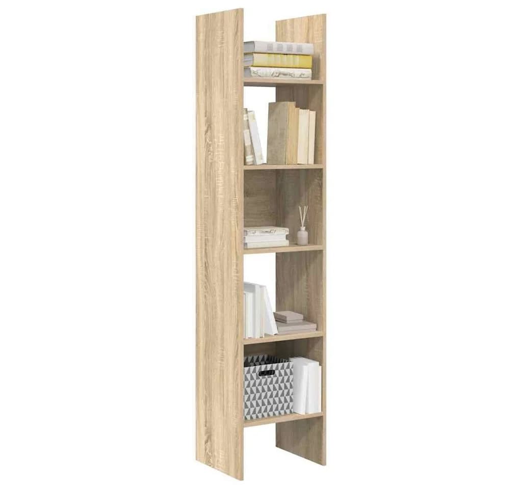 vidaXL Bücherregal Sonoma-Eiche 5 Fächer Holzwerkstoff - Bild 4
