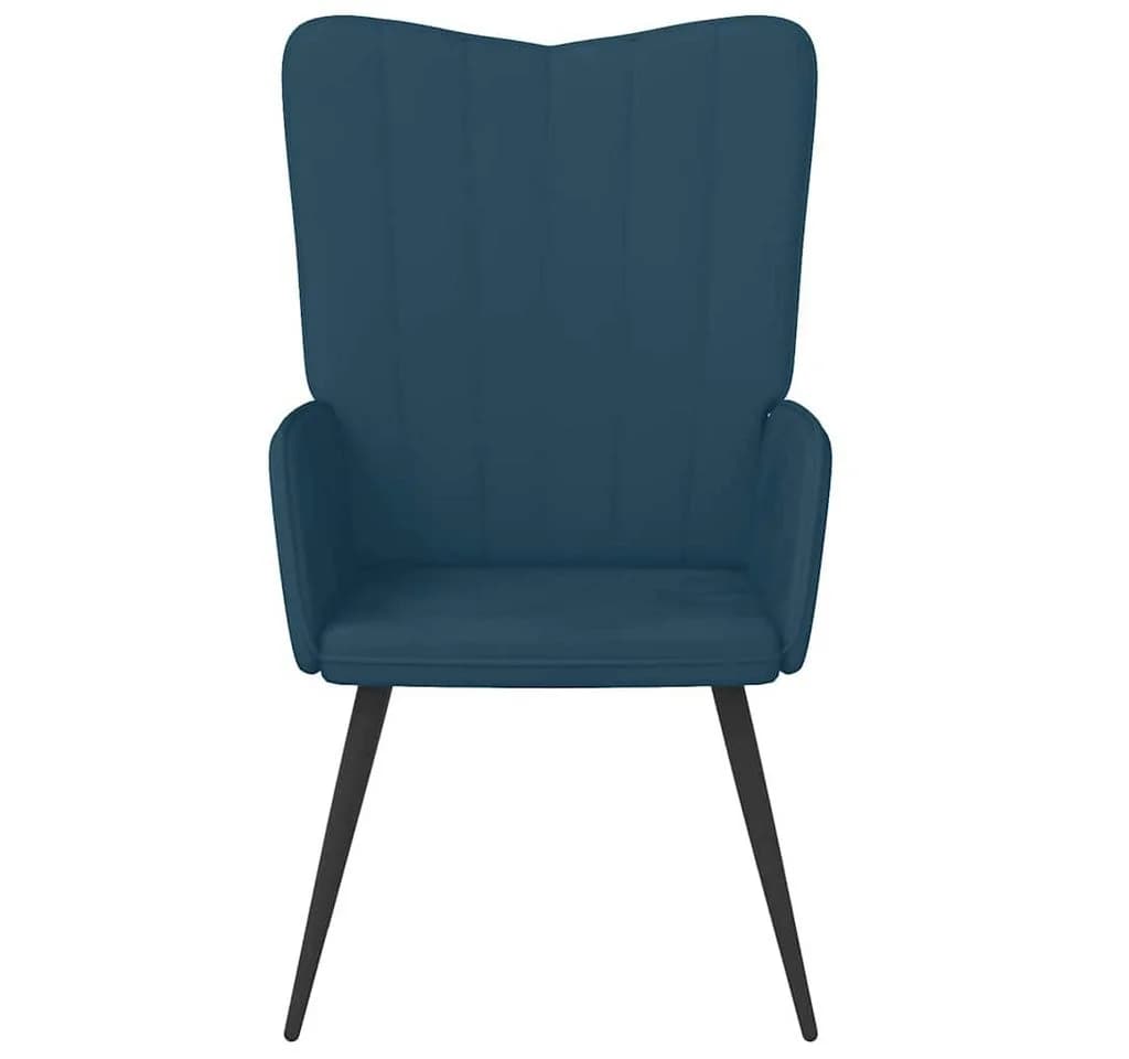 vidaXL Sessel Relaxsessel Blau Samt - Bild 3