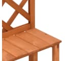 vidaXL Blumentreppe mit Rankgitter Massivholz Tanne Braun Bild 5