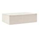 vidaXL Aufbewahrungsbox Creme Faltbar Stoff Bild 2