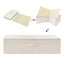 vidaXL Aufbewahrungsbox Creme Faltbar Stoff Bild 5