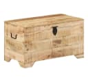 vidaXL Aufbewahrungsbox Truhe Massivholz Braun Bild 2