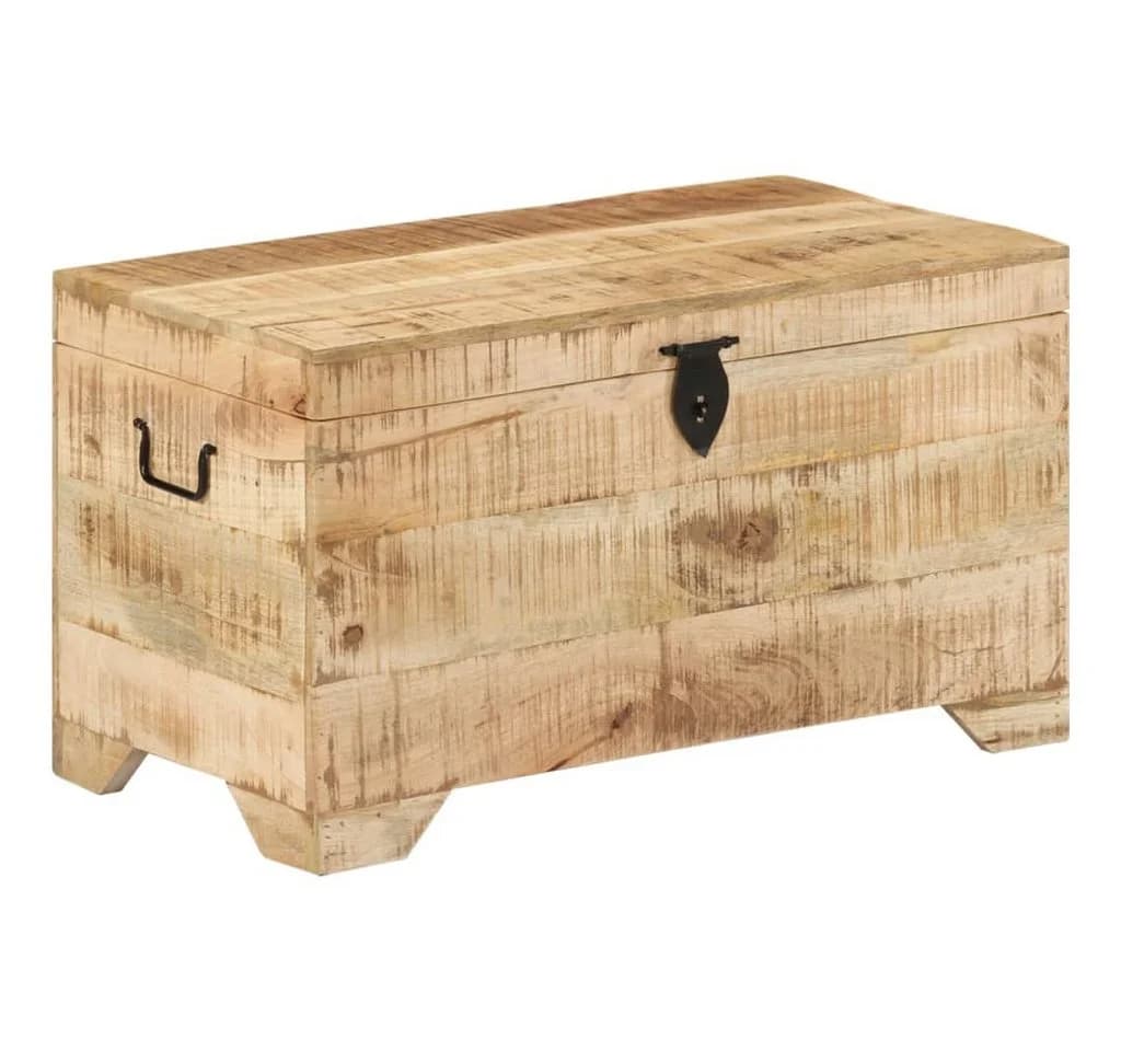 vidaXL Aufbewahrungsbox Truhe Massivholz Braun - Bild 2