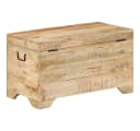 vidaXL Aufbewahrungsbox Truhe Massivholz Braun Bild 3