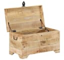 vidaXL Aufbewahrungsbox Truhe Massivholz Braun Bild 4