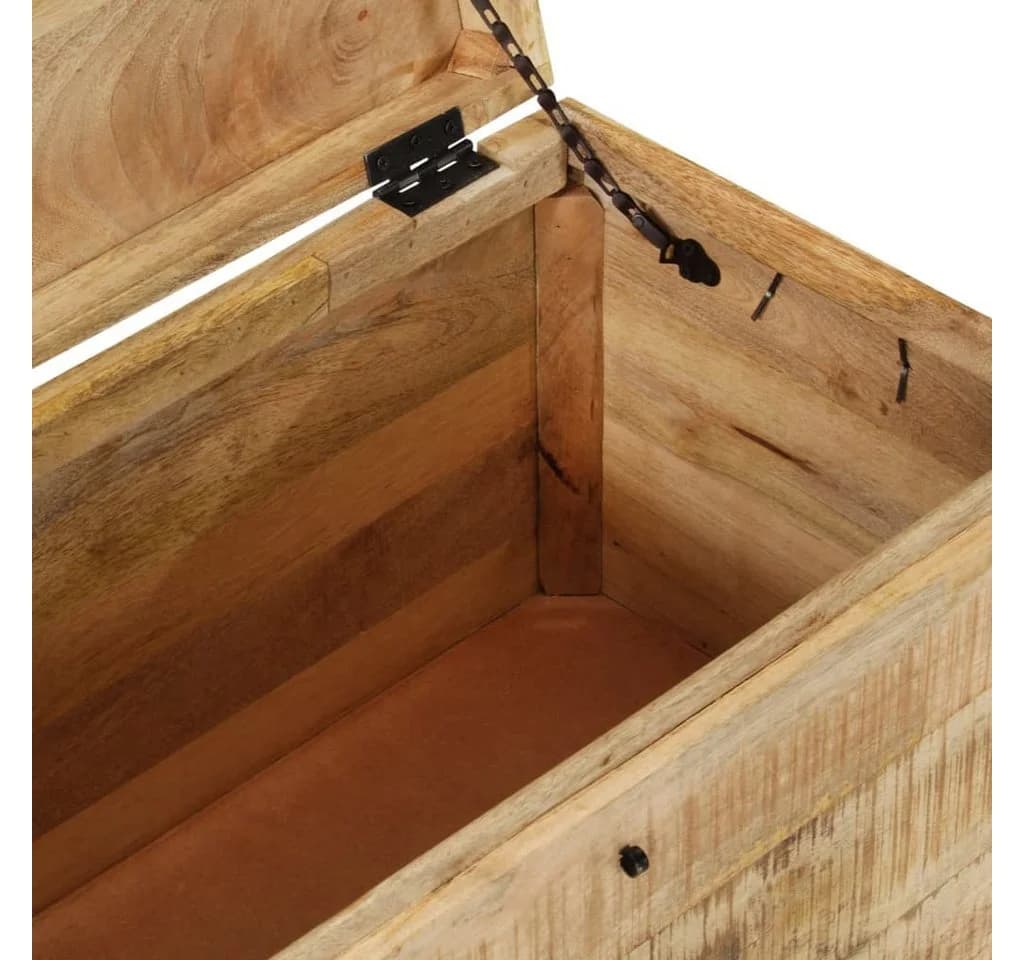 vidaXL Aufbewahrungsbox Truhe Massivholz Braun - Bild 5