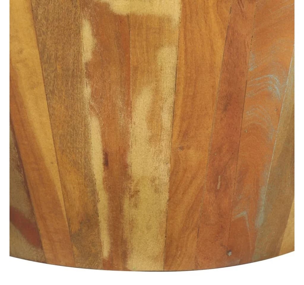 vidaXL Couchtisch Ø65x31 cm Altholz Massiv Bunt - Bild 4